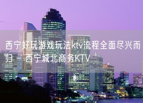 西宁好玩游戏玩法ktv流程全面尽兴而归 – 西宁城北商务KTV